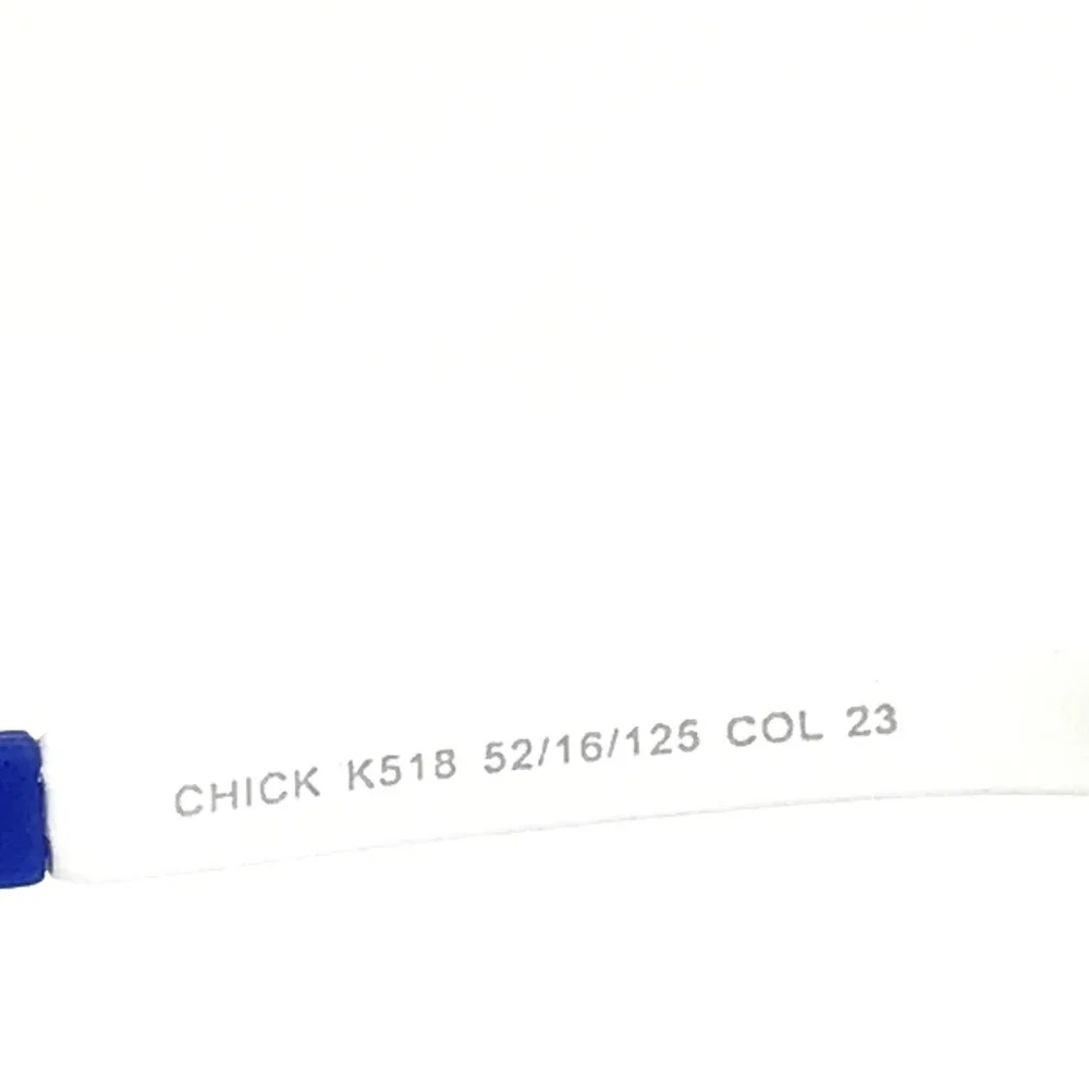 Chick Occhiali Eyeglasses Frames K518 COL 23 Blue Red White Square 52-16-125